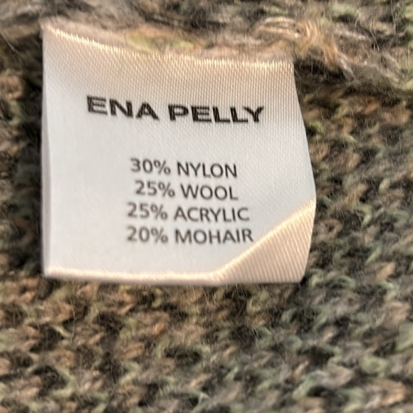 Revolve Ena Pelly Mary Mohair Oversize Knit
Sweater Sea Green Check Size Small - Picture 8 of 9